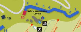 Plan station de Puy Saint Vincent