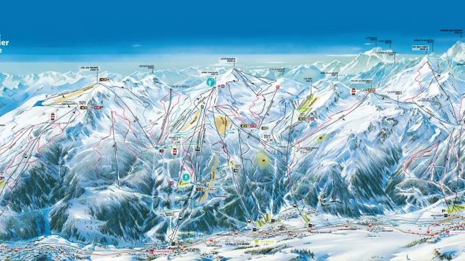 Plan des pistes Serre Chevalier 2026