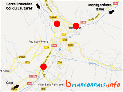 carte blocage briançon 25 février 2012