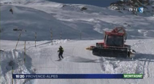 france3 serre chevalier préparation des pistes