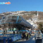 La gare de départ à Briançon