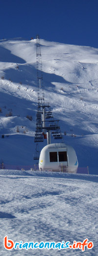 nouveau télésiège de la Pendine à Puy St Vincent
