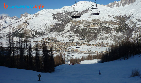 piste corvaria monêtier janvier 2011