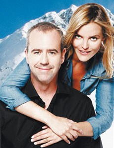 Bruno Roblès et Justine Fraioli à Montgenèvre