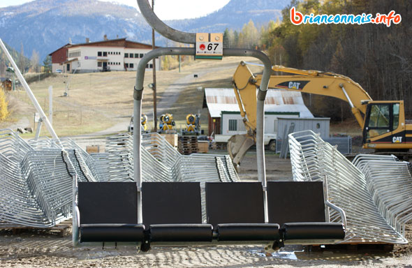 siège télésiège de Préron