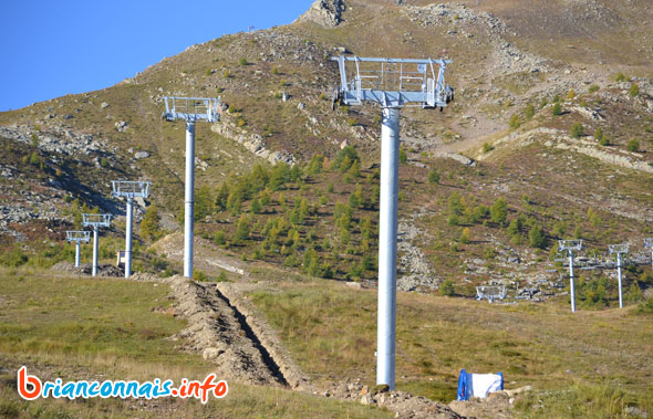 Télésiège des Bruyères à Puy Saint Vincent
