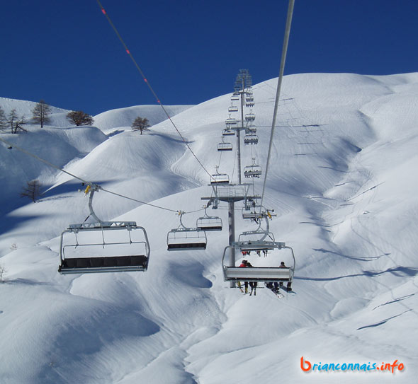 télésiège des Vallons le 11 décembre 2010