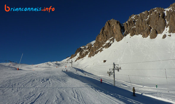 téléski serre blanc briançon janvier 2011
