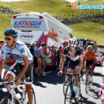 Alberto Contador devant Frank Schleck