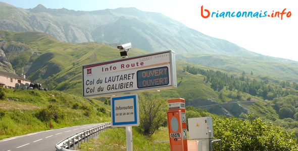 webcams routes du Brianconnais