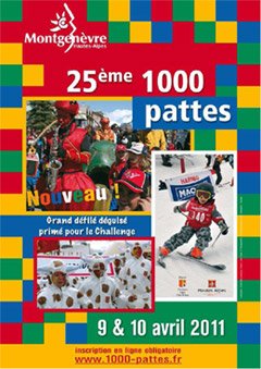 1000 pattes 2011 montgenèvre