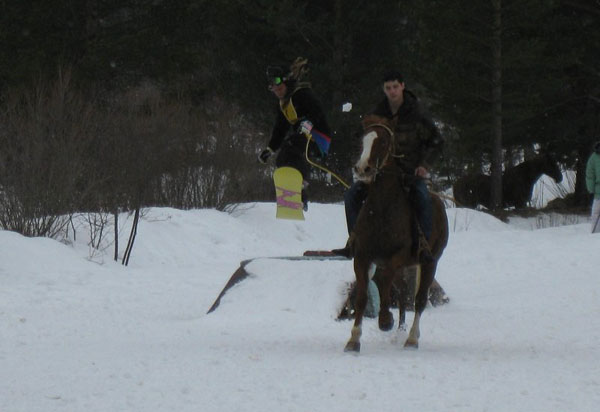 2e Contest de ski-joering Val-des-Prés