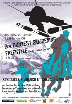 2ème contest ski-joering val-des-prés 2011
