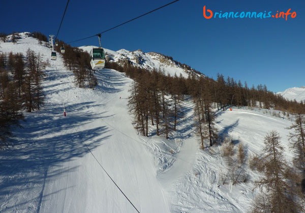 Second tronçon et piste rouge des Remparts