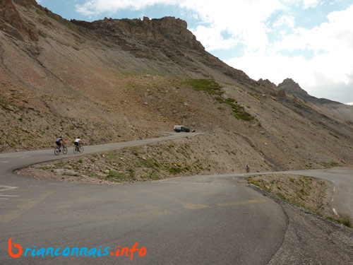 dernier kilomètre de la montée du Galibier