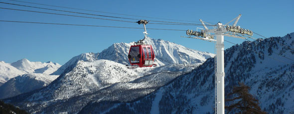 fiche télécabine du chalvet à Montgenevre