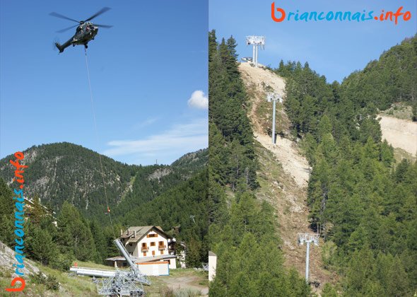 héliportage pylones du télésiège montquitaine à montgenèvre héliportage pylones du télésiège montquitaine à montgenèvre