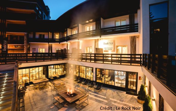 hotel rock noir serre chevalier