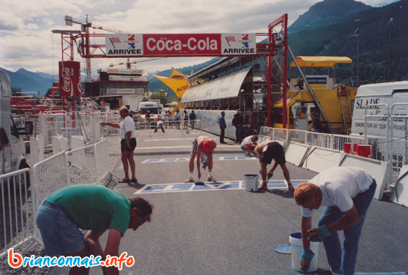 ligne d'arrivée tour de france serre chevalier 1993