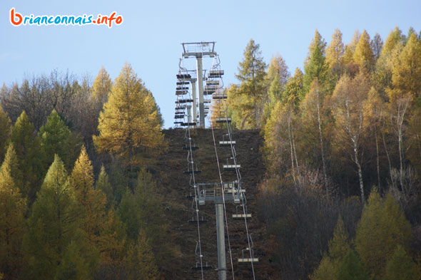 ligne télésiège de Préron à Pelvoux ligne télésiège de Préron à Pelvoux