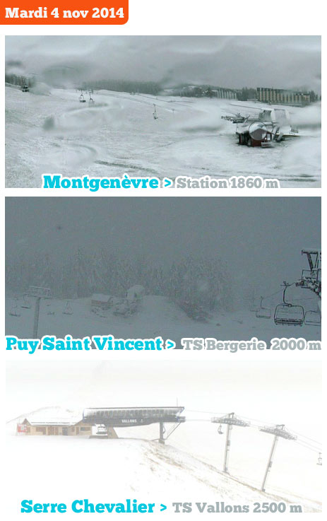 neige 4  novembre 2014 briançonnais