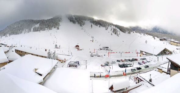 neige montgenevre 12 decembre 2017
