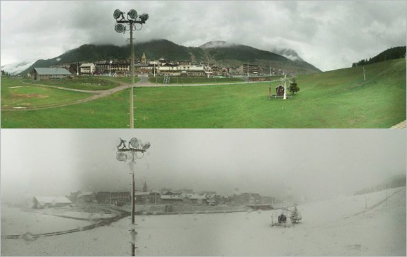 neige montgenèvre 1er juin 2011