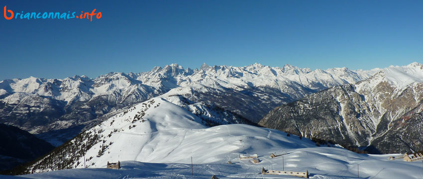 panorama sur le Briançonnais