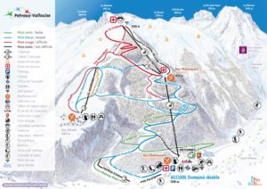 plan des pistes ski pelvoux