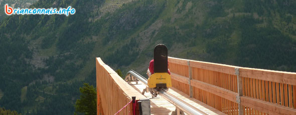 la rampe de départ en été