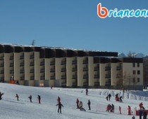 immeuble les chalmettes à montgenèvre en hiver