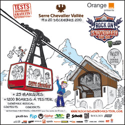 rock on snowboard tour serre chevalier 2010 rock on snowboard tour serre chevalier 2010