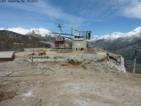 travaux à serre ratier en mai 2013