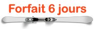 tarifs forfait ski 6 jours