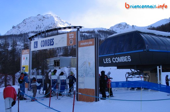 Départ du Télésiège des Combes