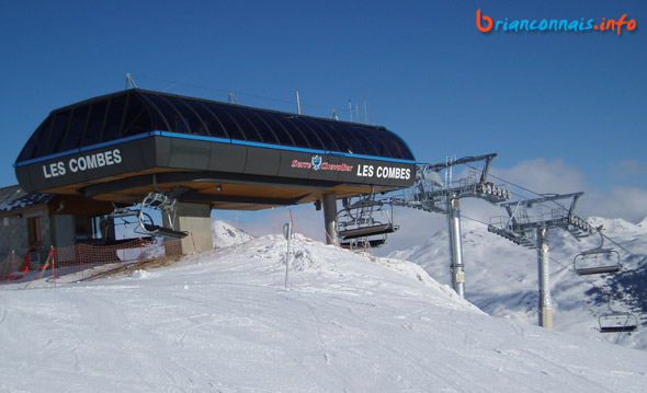 Gare d’arrivée du télésiège des Combes