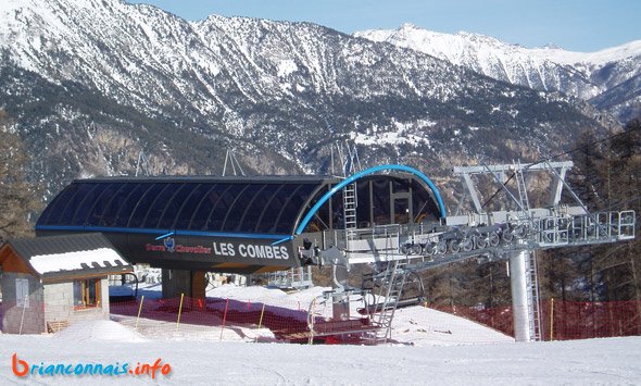 gare de départ du télésiège des Combes