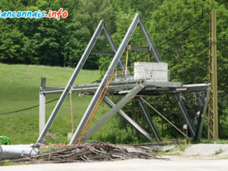 télésiège préron 7 juin 2012 démolition ancienne gare aval