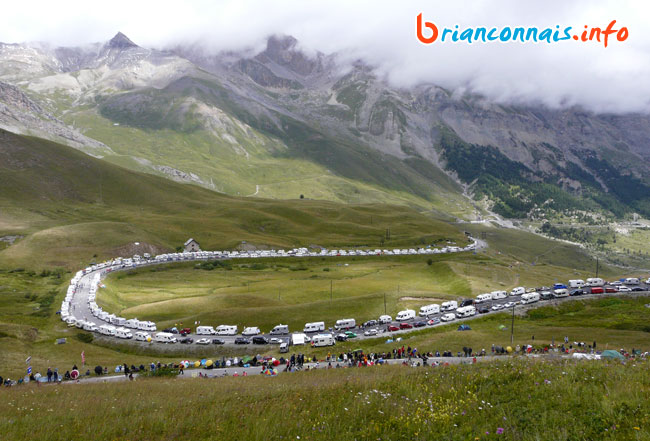 Le dernier kilomètre du Lautaret côté Guisane