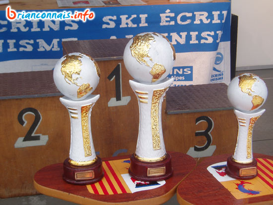 les trophées de la Coupe du Monde