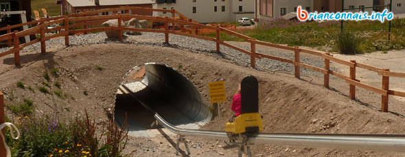 le tunnel avant l&rsquo;arrivée