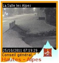 webcam serre chevalier villeneuve 25 octobre 2011